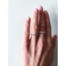 Round diamond 6-prong engagement ring in white gold, Image 5