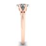 Round Diamond 6-prong engagement ring in Rose Gold, Image 3