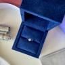 Round diamond 6-prong engagement ring in white gold, Image 9