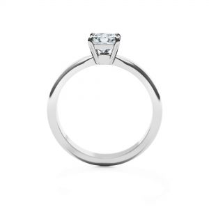 Classic Princess Cut Diamond Engagement Ring - Photo 1