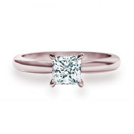 Princess cut diamond engagement ring