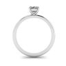 Classic Oval Diamond Solitaire Ring White Gold, Image 2