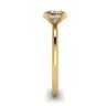 Classic Oval Diamond Solitaire Ring Yellow Gold, Image 3