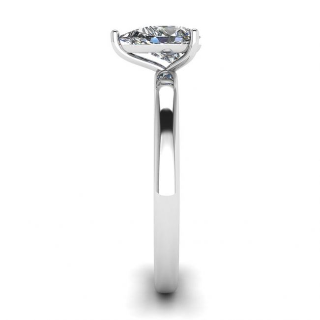 Classic Pear Diamond Solitaire Ring - Photo 2