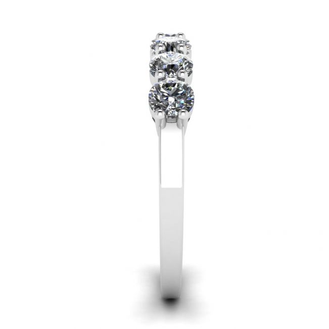 Eternal Seven Stone Diamond Ring in 18K White Gold - Photo 2