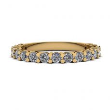 17 Diamond Ring in 18K Yellow Gold 