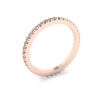Classic Petite Diamond Eternity Ring in 18K Rose Gold, Image 4