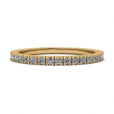 Classic Petite Diamond Eternity Ring in 18K Yellow Gold
