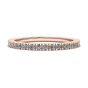 Classic Petite Diamond Eternity Ring in 18K Rose Gold