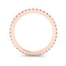 Classic Petite Diamond Eternity Ring in 18K Rose Gold, Image 2