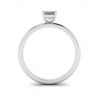 Emerald Cut Diamond Ring White Gold, Image 2