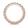 Classic 3 mm Diamond Eternity Ring Rose Gold, Image 2