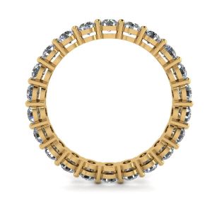 Classic 3 mm Diamond Eternity Ring Yellow Gold - Photo 1