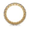 Classic 3 mm Diamond Eternity Ring Yellow Gold, Image 2