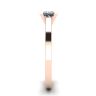 Princess Cut Diamond Ring in 18K Rose Gold, Image 3