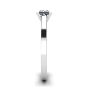 Princess Cut Diamond Ring in 18K White Gold - Photo 2