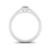 Classic Emerald Cut Diamond Solitaire Ring, Image 2