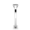 Classic Emerald Cut Diamond Solitaire Ring, Image 3
