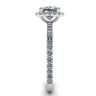 Cushion Diamond Halo Engagement Ring, Image 3
