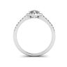 Heart Diamond Halo Halo Engagement Ring, Image 2