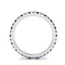 Riviera Pave Sapphire and Diamond Eternity Ring, Image 2