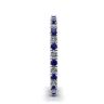 Riviera Pave Sapphire and Diamond Eternity Ring, Image 3