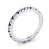 Riviera Pave Sapphire and Diamond Eternity Ring, Image 4