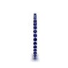 Riviera Pave Sapphire Eternity Ring White Gold, Image 3