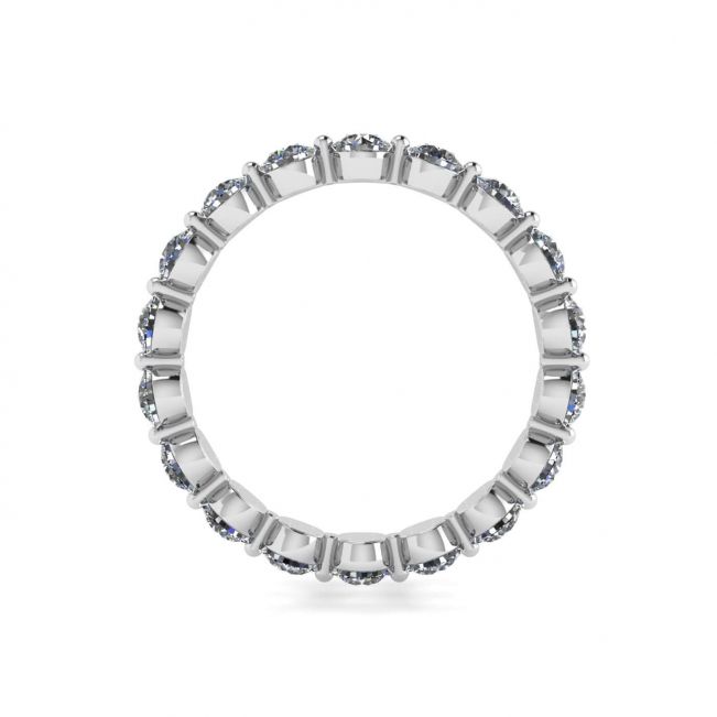 3 mm Diamond Eternity Ring Shared Prong - Photo 1