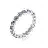 3 mm Diamond Eternity Ring Shared Prong, Image 4