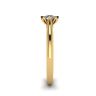 Lotus Diamond Engagement Ring Yellow Gold, Image 3