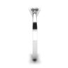 Futuristic Style Princess Cut Diamond Ring, Image 3