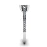 Designer Ring with Round Diamond and Pave, Image 3