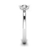 Reversed Prong Style Round Diamond Ring, Image 2
