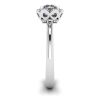 Lace Flower Cushion Diamond Ring White Gold, Image 3