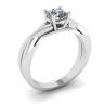 X Cross Ring with Round Diamond, Image 4
