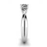 X Cross Ring with Round Diamond, Image 3