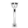 Rhombus Princess Cut Diamond Solitaire Ring White Gold, Image 3