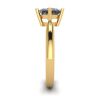 Rhombus Princess Diamond Solitaire Ring Yellow Gold, Image 3