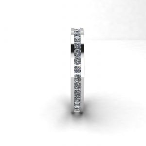 Channel Setting Eternity Diamond Ring - Photo 1