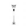 Emerald Cut and Side Baguette Diamond Ring, Image 3