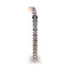 Curved Diamond Eternity Band Rose Gold, Image 3