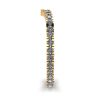 Curved Diamond Eternity Band Yellow Gold, Image 3