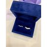 Curved Diamond Eternity Band White Gold, Image 5
