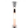 Diamond Ring in 18K Rose Gold for Engagement, Image 3
