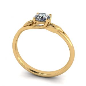 Nature Inspired Diamond Engagement Ring - Photo 1