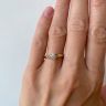 Nature Inspired Diamond Engagement Ring, Image 4