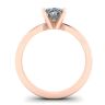 Oval Diamond Ring Rose Gold, Image 2