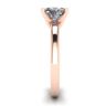 Oval Diamond Ring Rose Gold, Image 3