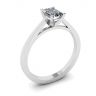 Emerald Cut Diamond Ring in Futuristic Style, Image 4